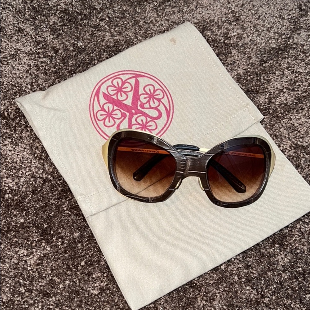 Perrin Genuine Crocodile Sunglasses
